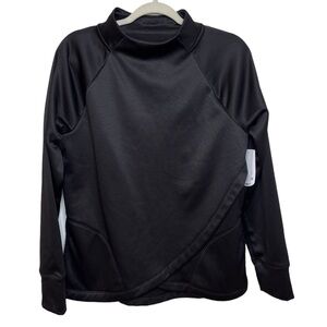 Xersion Women’s Fleece Black Active Quick-Dri Sweatshirt Sz large